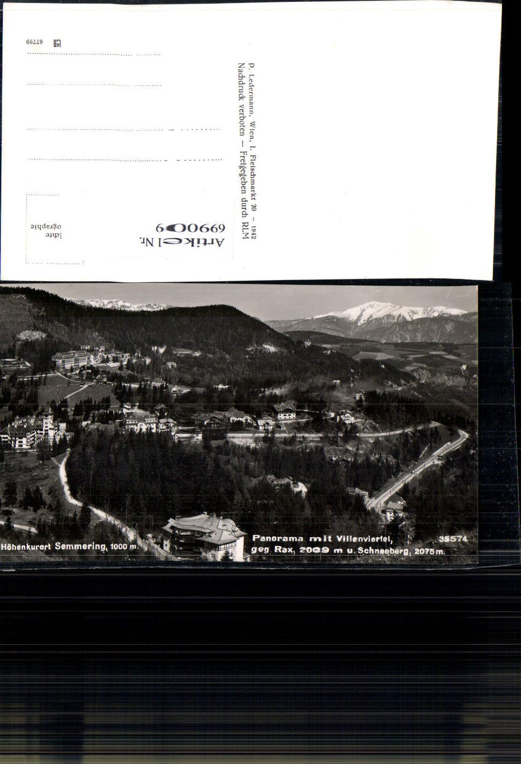 699009 Semmering Heeres Kurlazarett