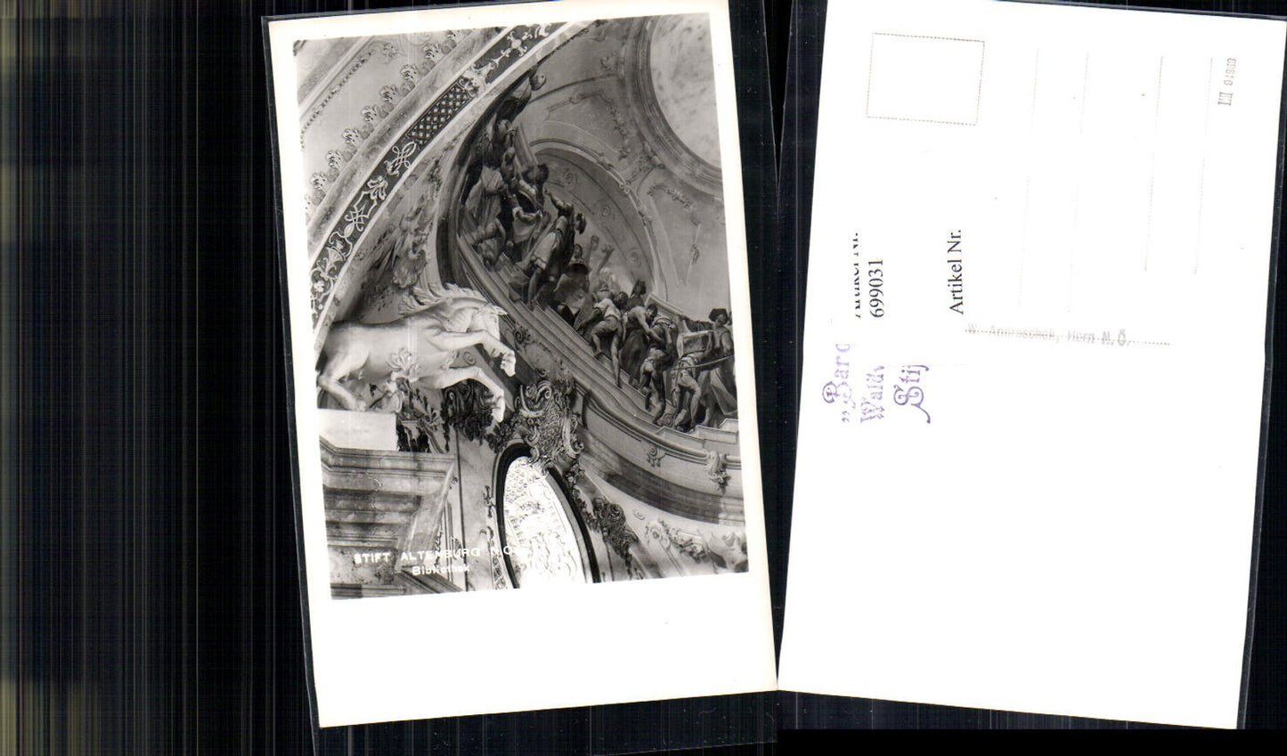699031 Altenburg bei Horn Bibliothek Fresko Fresken