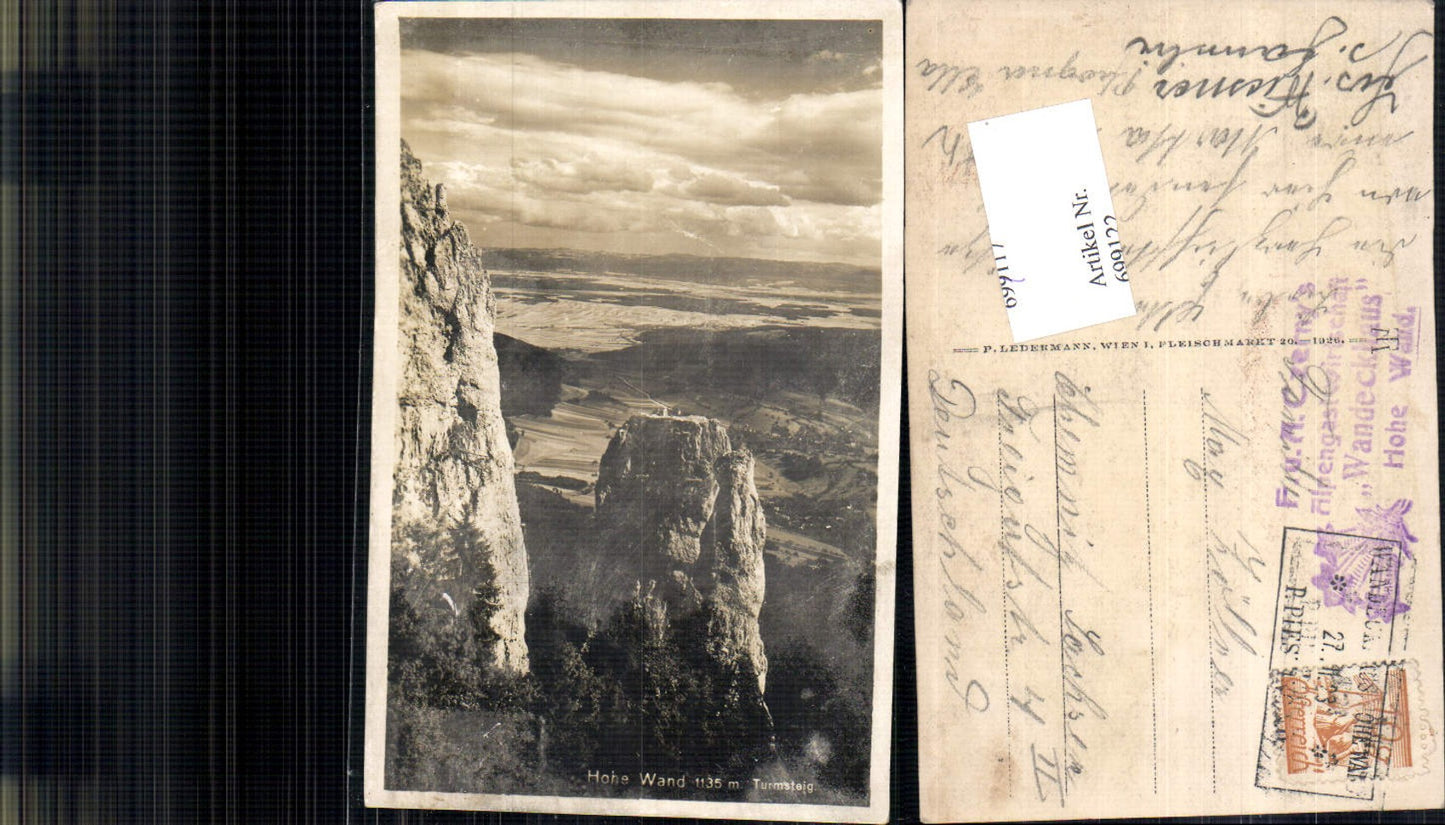 699122 Hohe Wand Stollhof Turmsteig Piesting