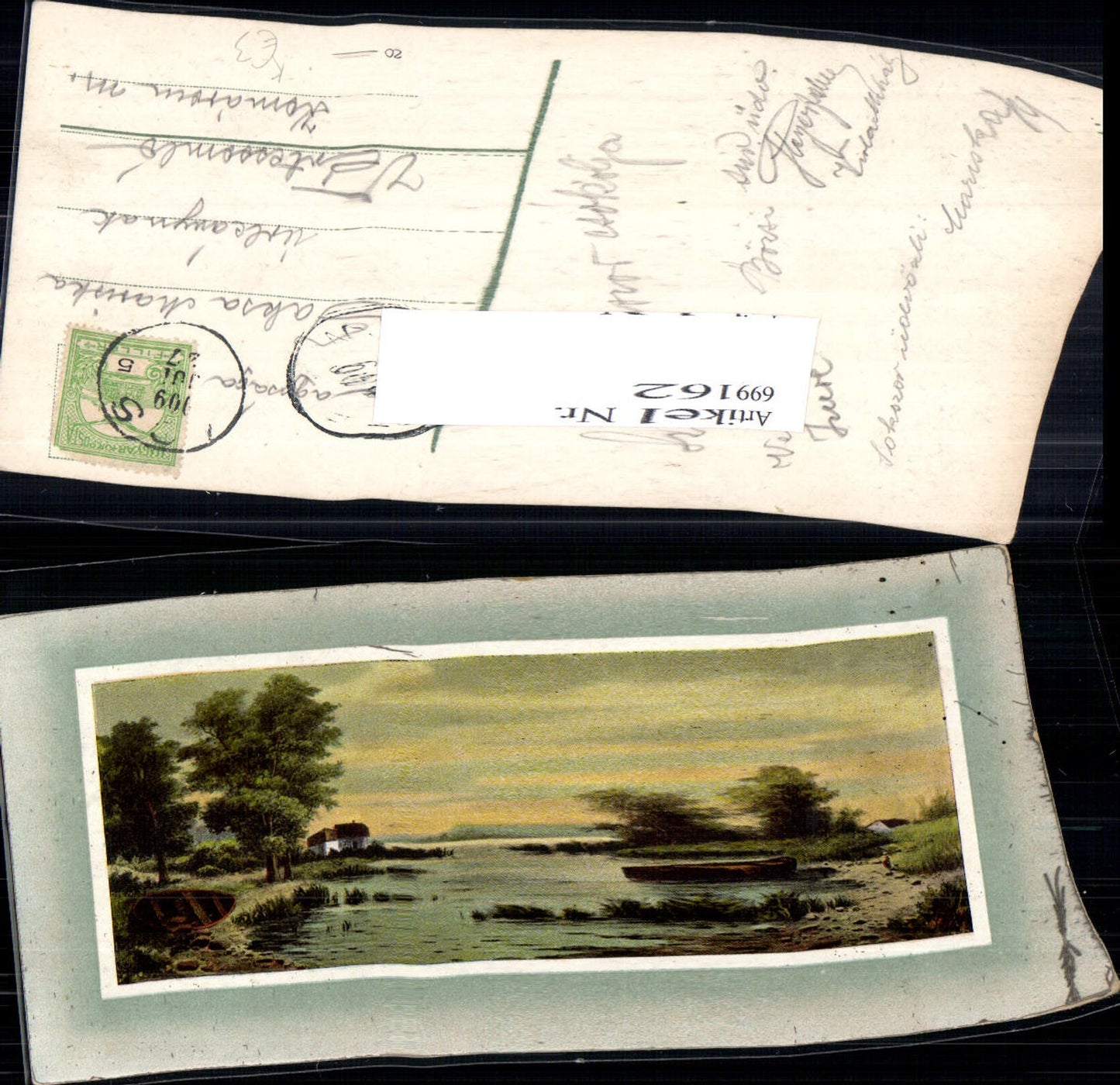 699162 Artist AK Hans Moor Boat Pond