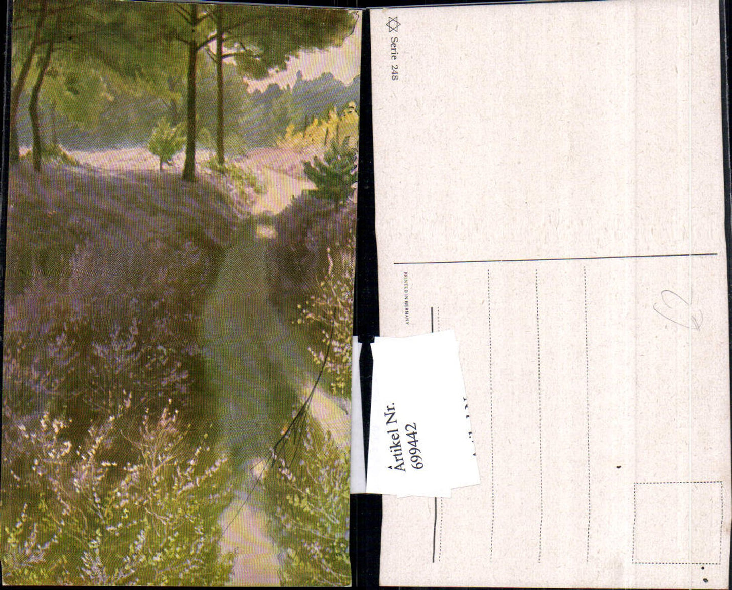 699442 Artist AK Path forest trees idyll