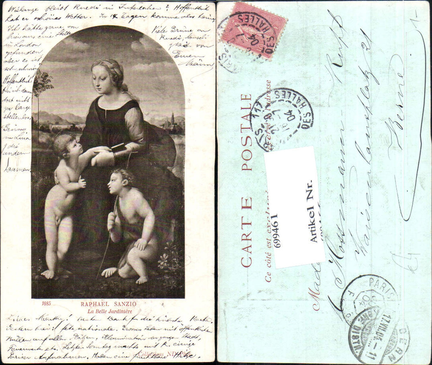 699461 Künstler AK Raphael Sanzio Frau Kinder