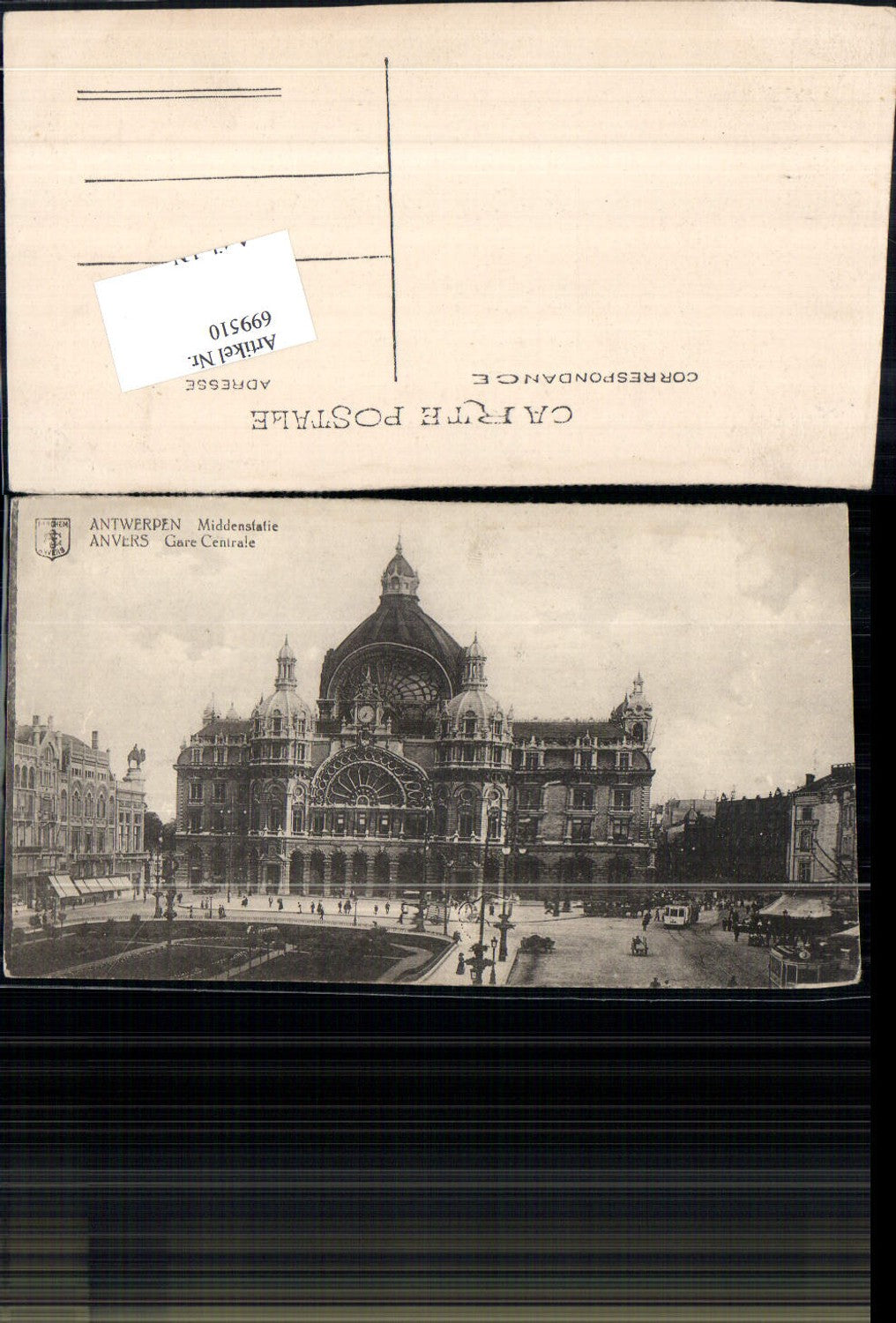 699510 Belgium Antwerpen Anvers Hauptbahnhof Bahnhof