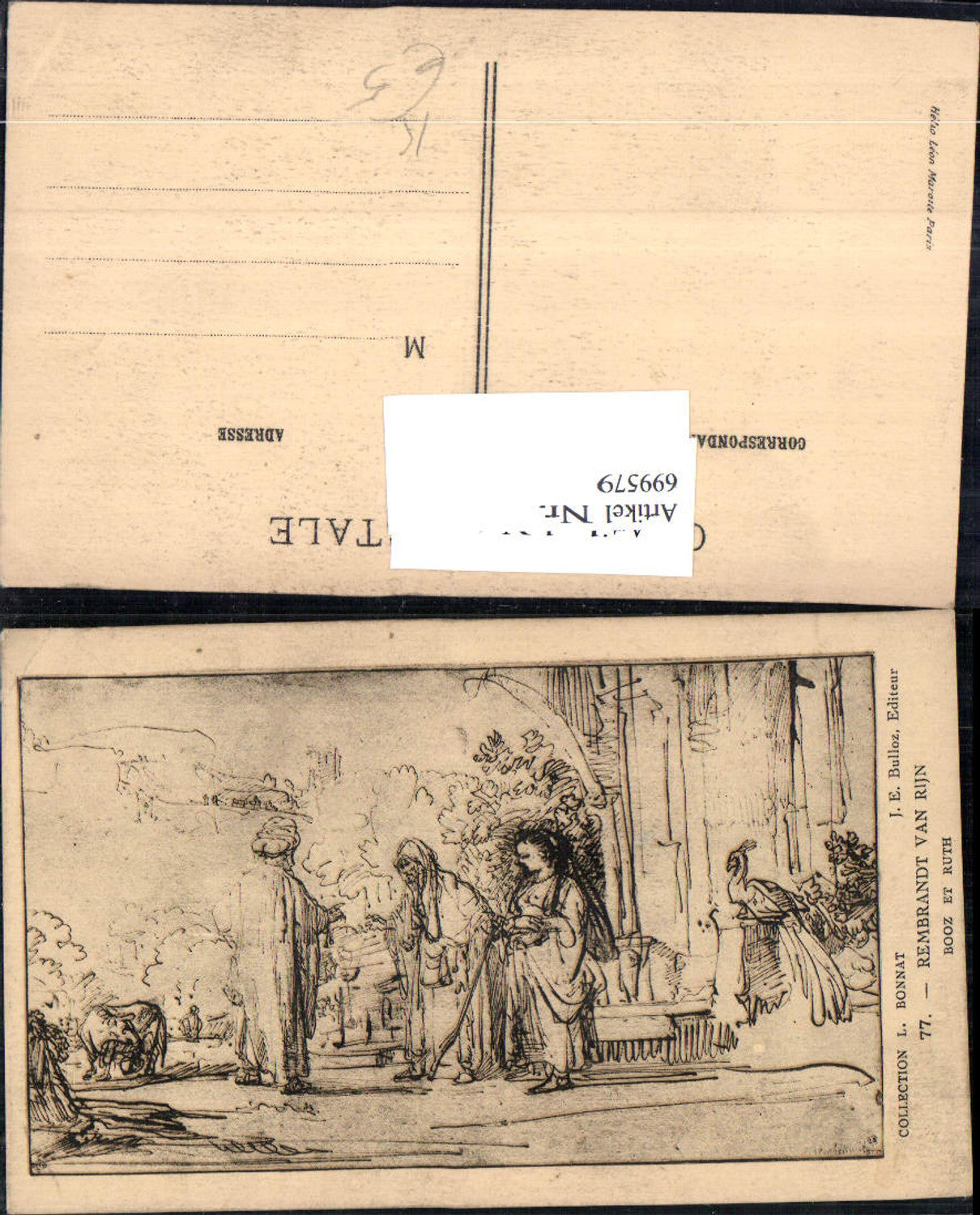 699579 Künstler AK J. E. Bulloz Rembrandt Collec. L. Bonnat