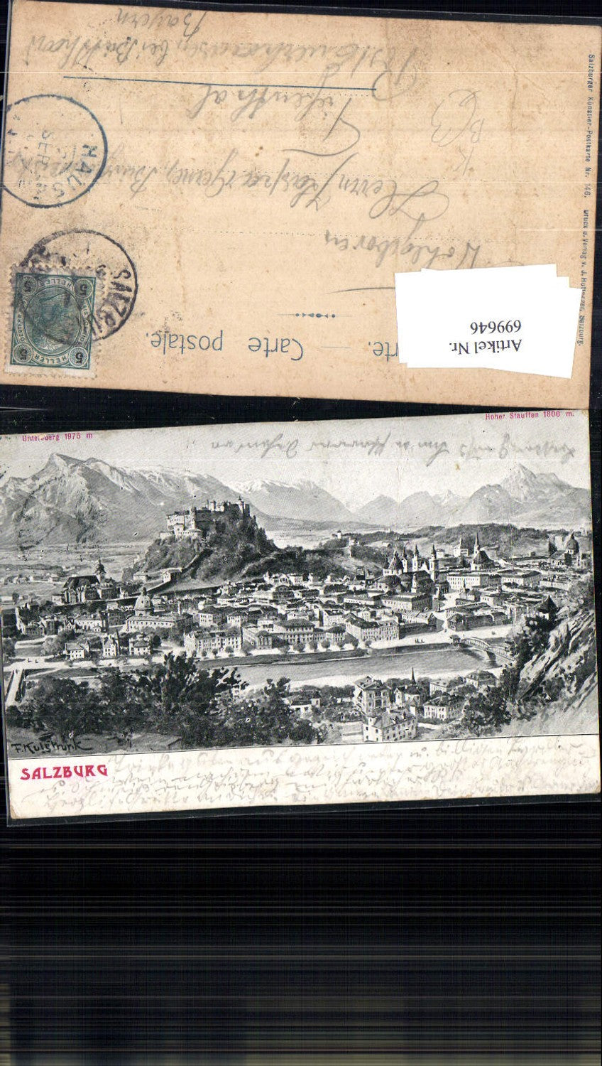699646 Künstler AK F. Kulstrunk Salzburg