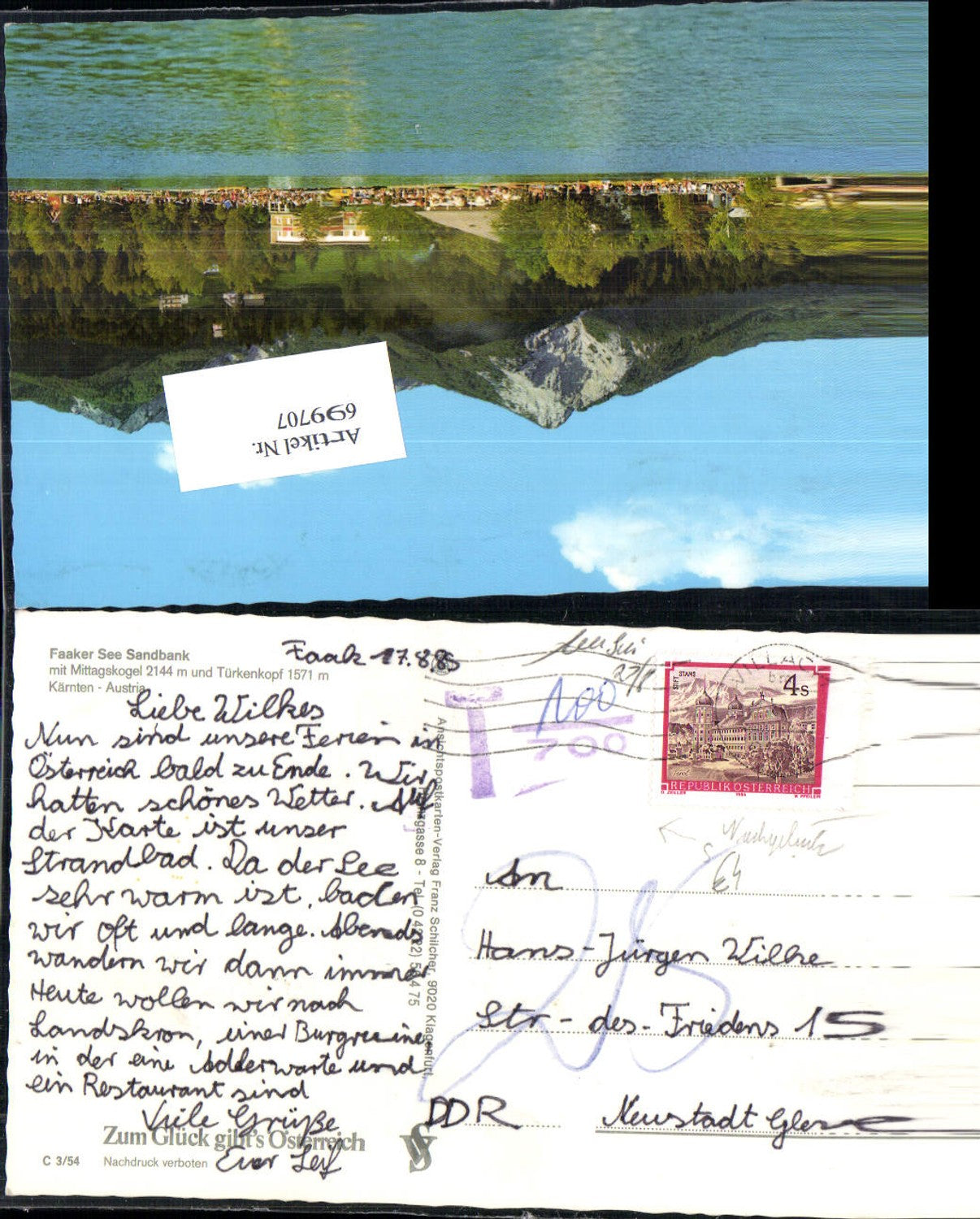 Alte Ansichtskarte – Old Postcard