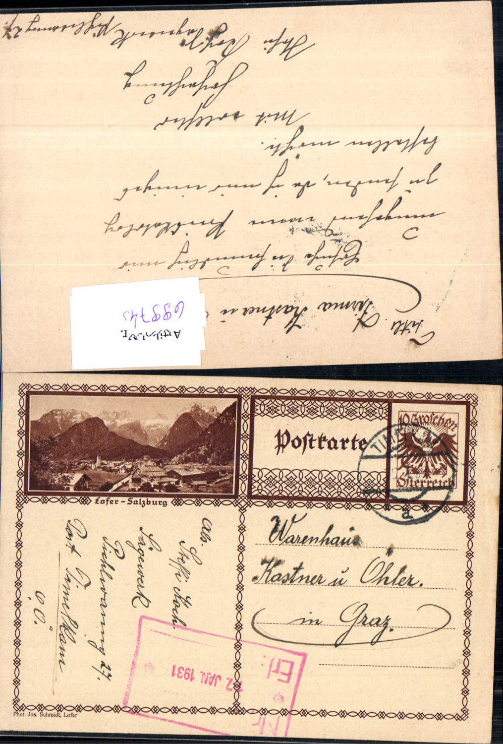 Alte Ansichtskarte – Old Postcard