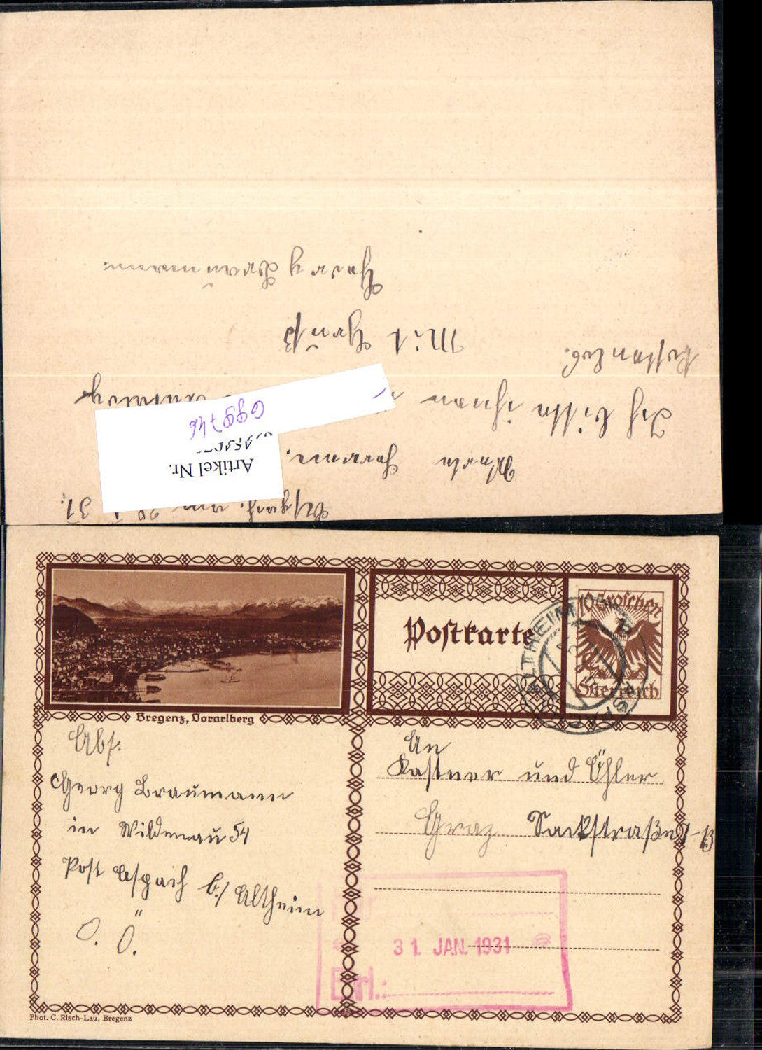 Alte Ansichtskarte – Old Postcard