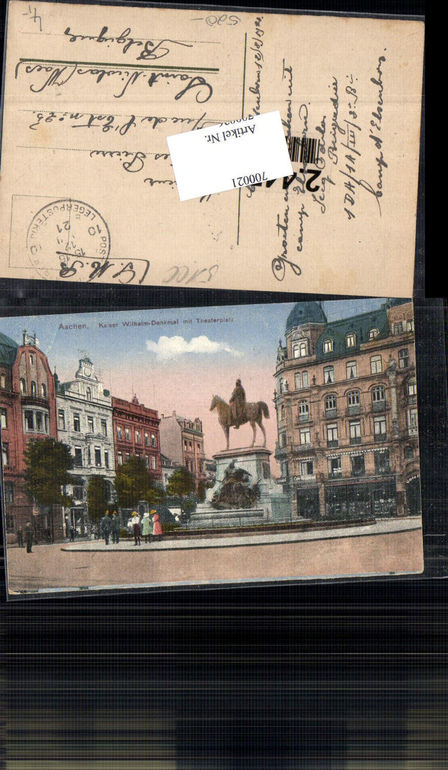 700021 Aachen Kaiser Wilhelm Denkmal