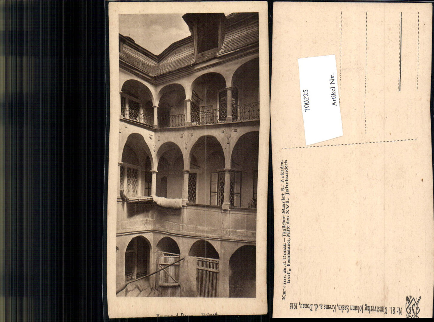 700225 Krems an der Donau Täglicher Markt pub Saska 81