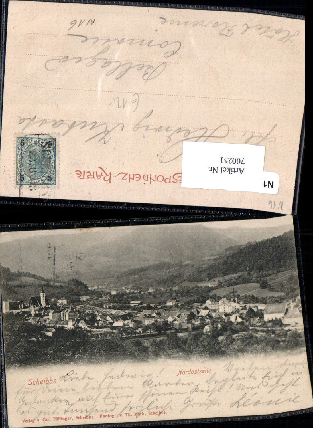 700251 Scheibbs Nordostseite 1900