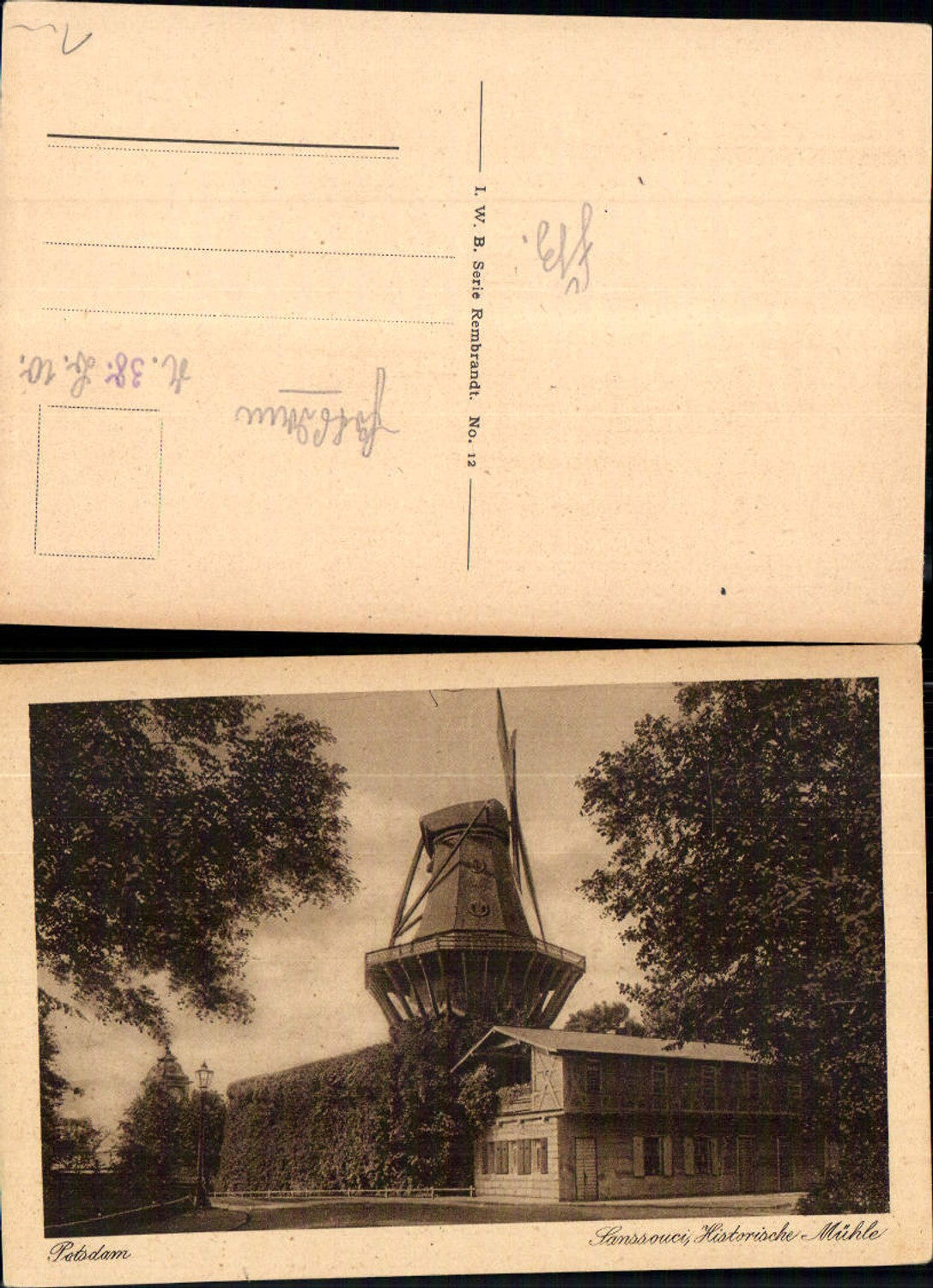 700775 Potsdam Sanssouci Historic Mill Windmill