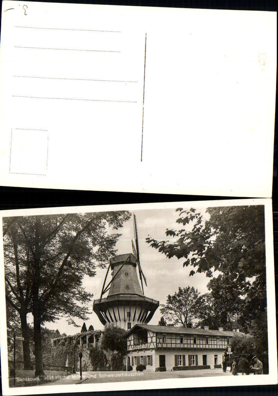 700776 Potsdam Sanssouci Historic Mill Windmill Swiss House