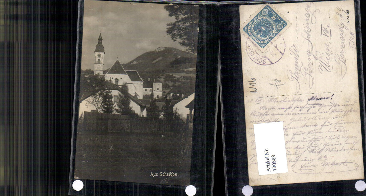700888 Foto-AK Scheibbs Partie