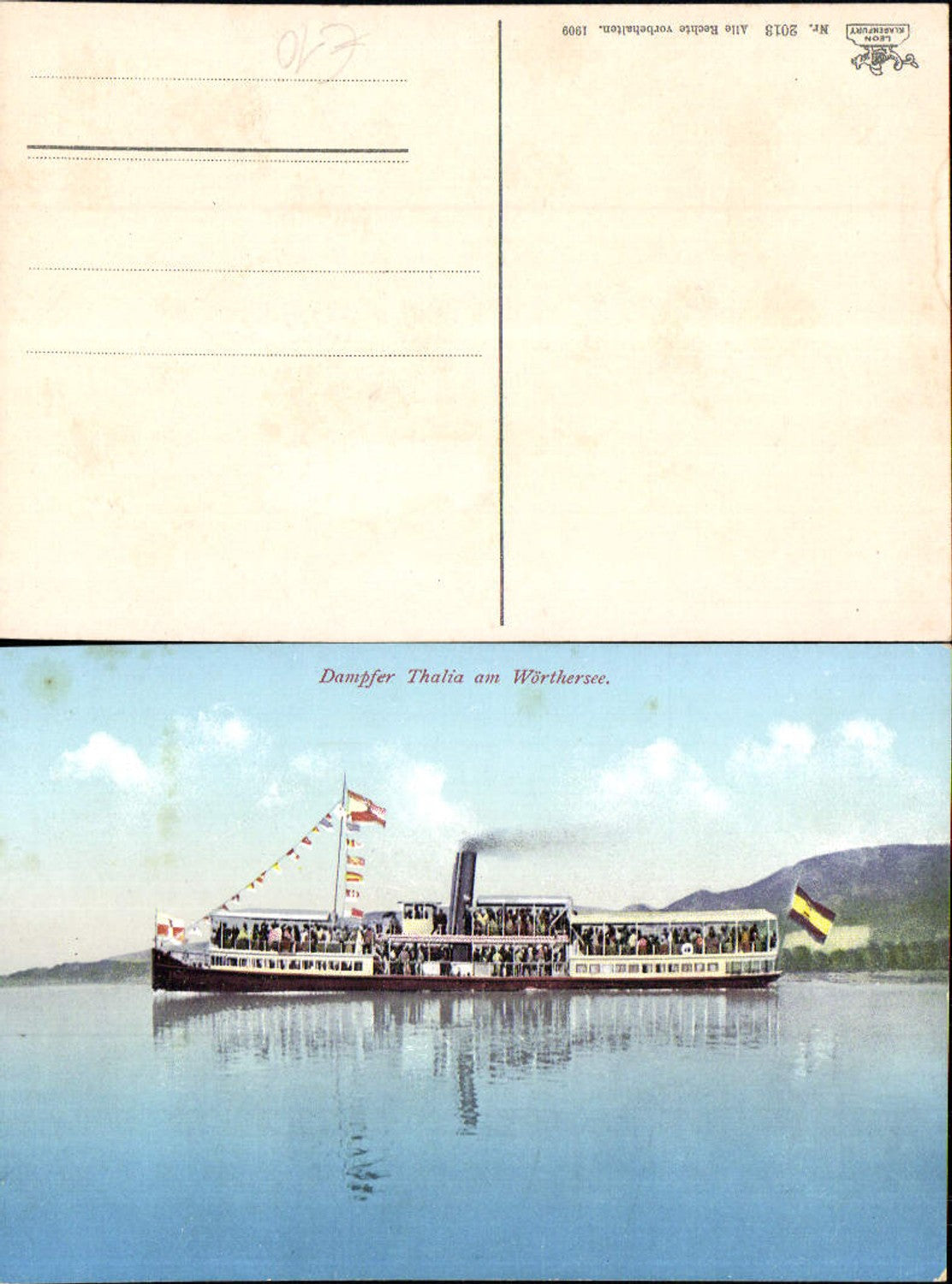 701008 Klagenfurt am Wörthersee Dampfer Thalia Schiff