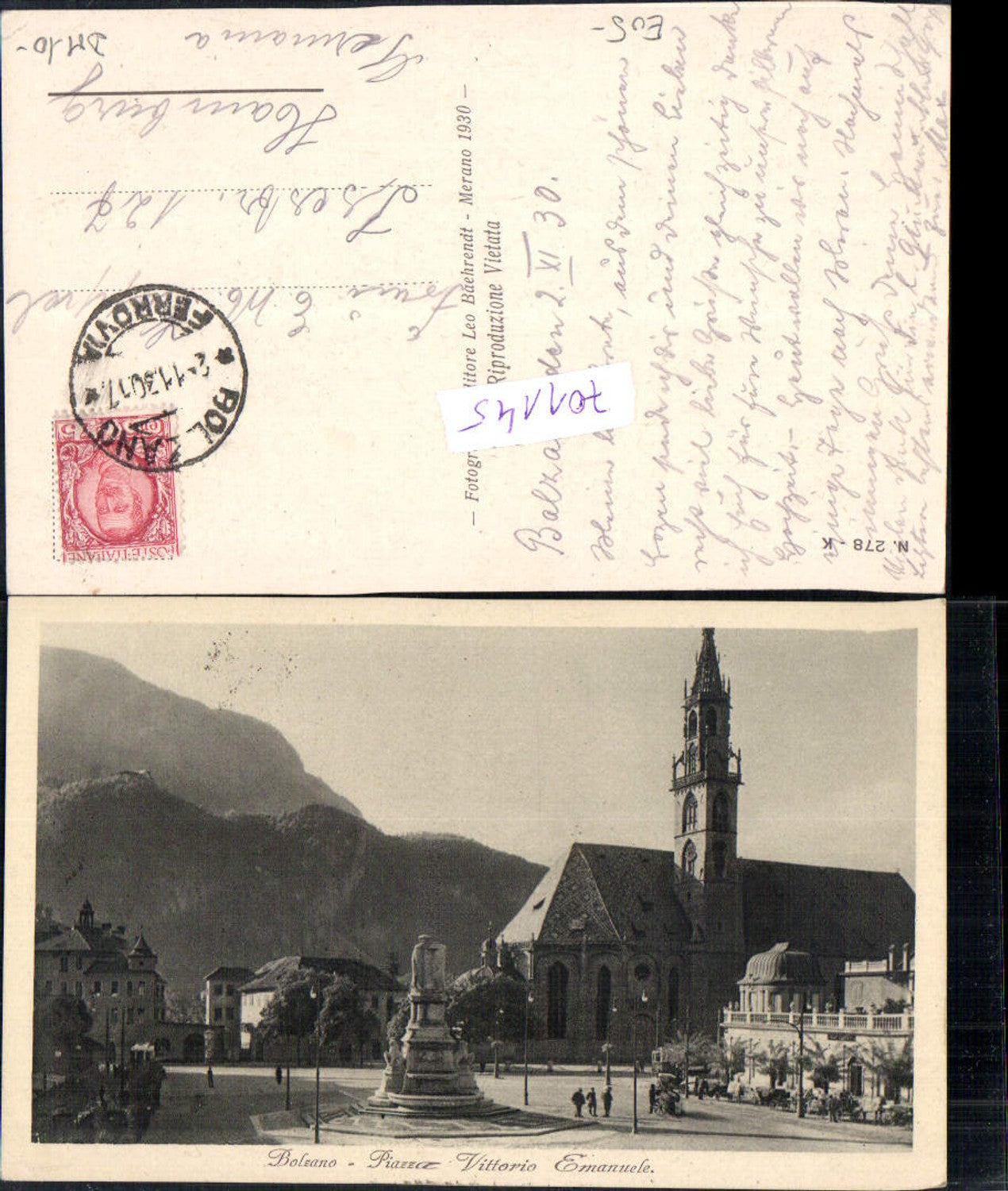 Alte Ansichtskarte – Old Postcard
