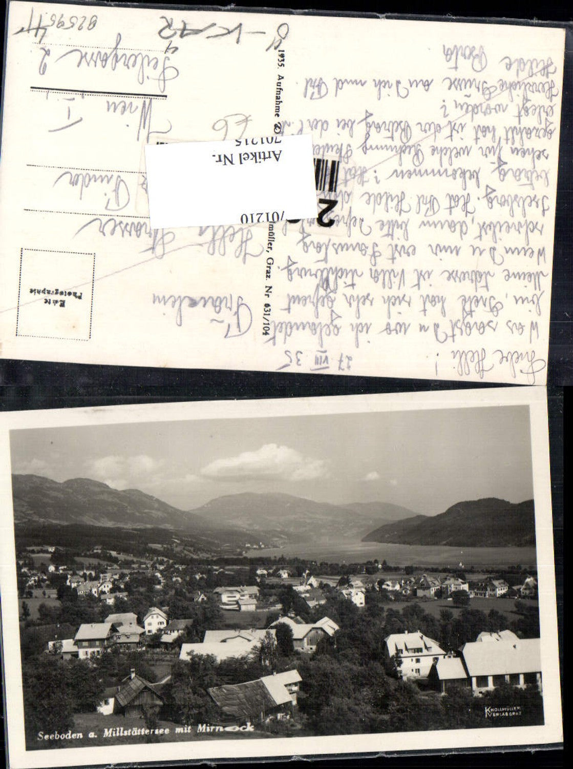 701210 Seeboden am Millstättersee