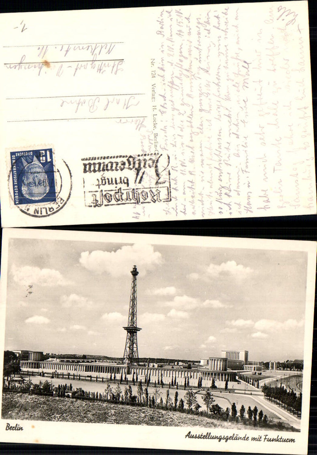 701362 Berlin Funkturm Ausstellungsgelände gel Stuttgart Vaihingen