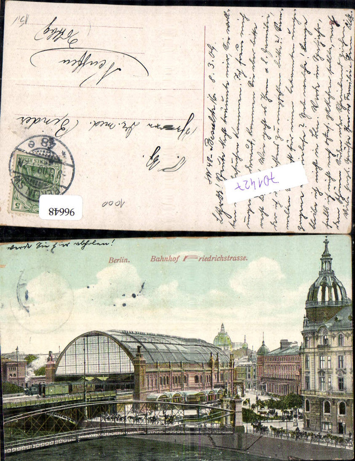 701427 Berlin Bahnhof Friedrichstraße gel Neuffen