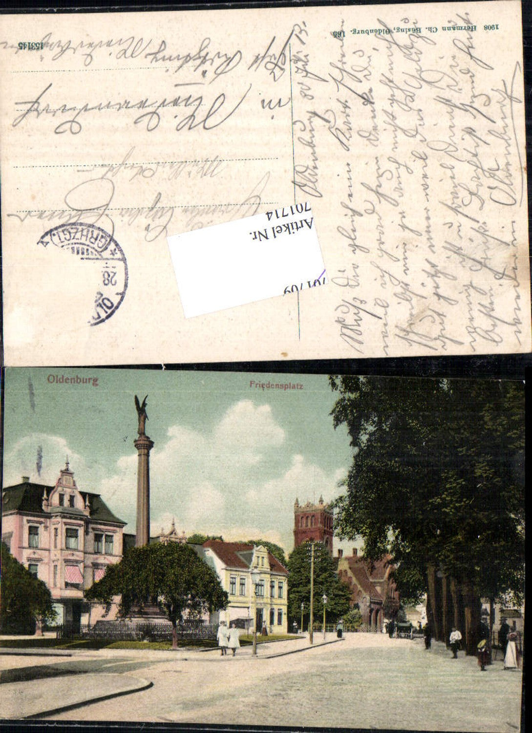 701714 Oldenburg Friedensplatz in Niederndorf Kötzting