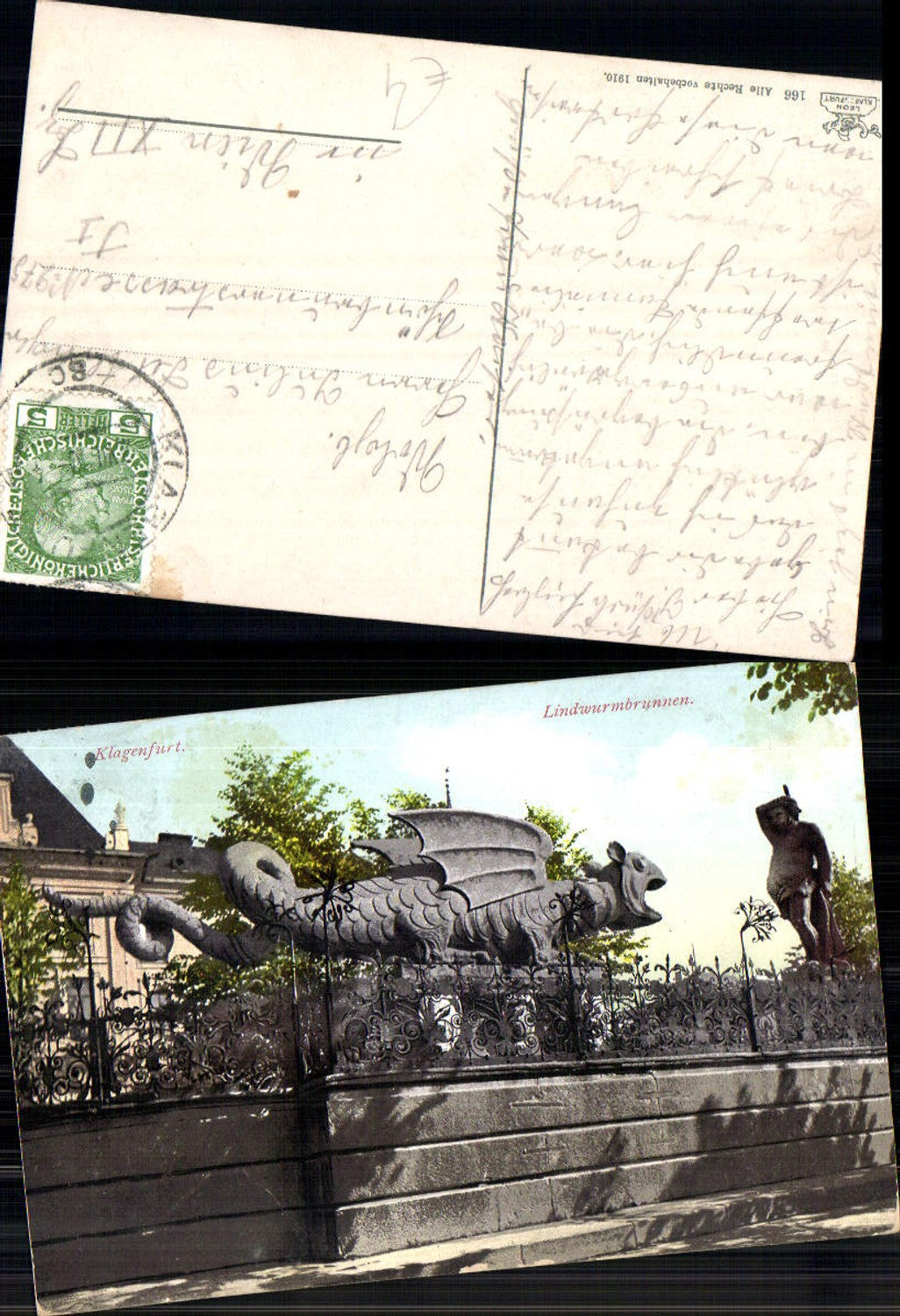 701734 Klagenfurt Lindwurmdenkmal