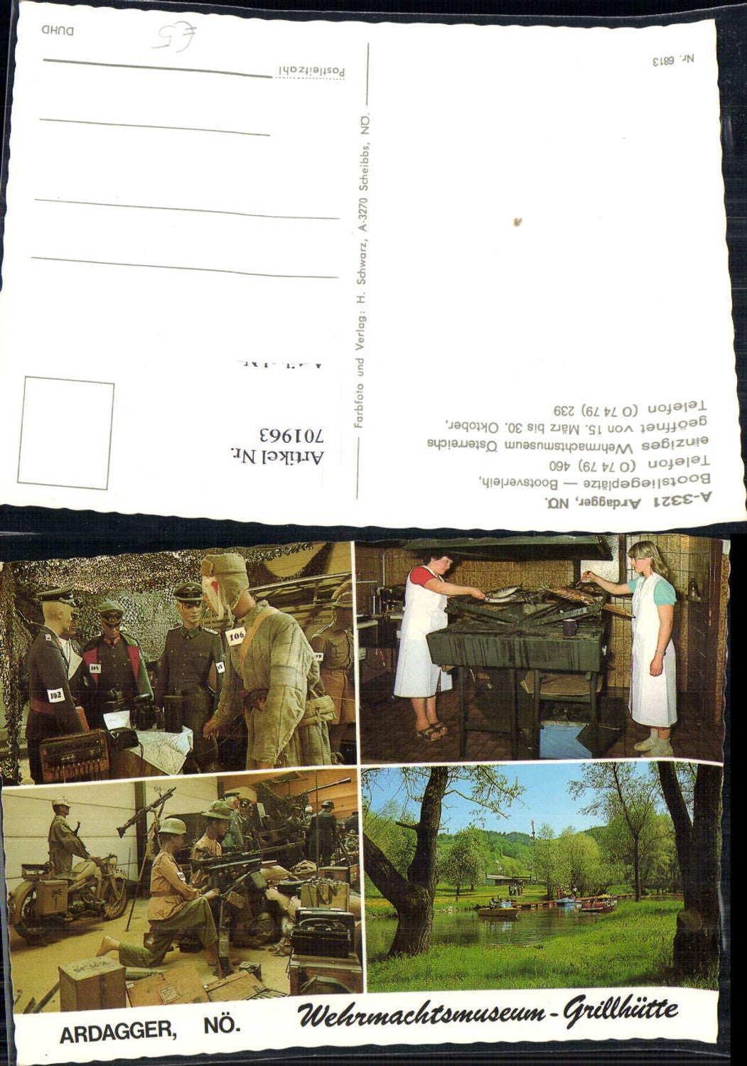 701963 Ardagger Steckerlfische Grillhütte Wehrmachtsmuseum