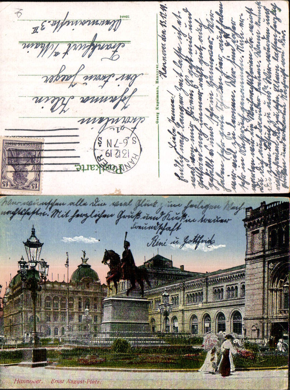 702188 Hannover Ernst August Platz Bahnhof