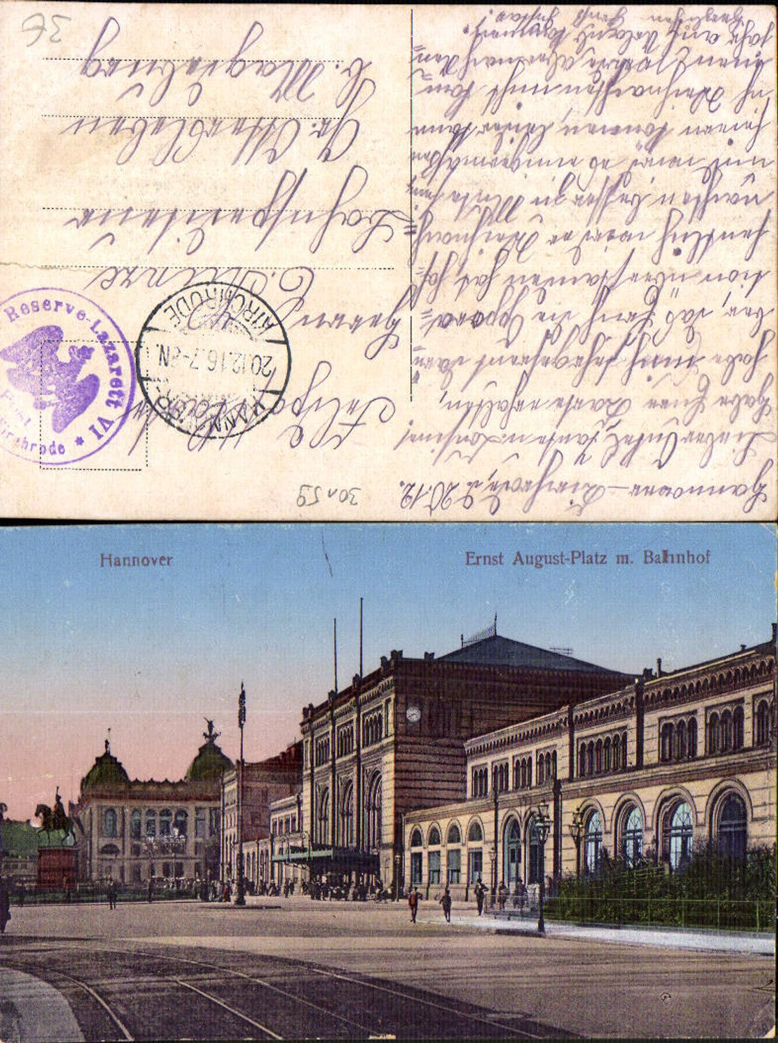 702189 Hannover Ernst August Platz Bahnhof