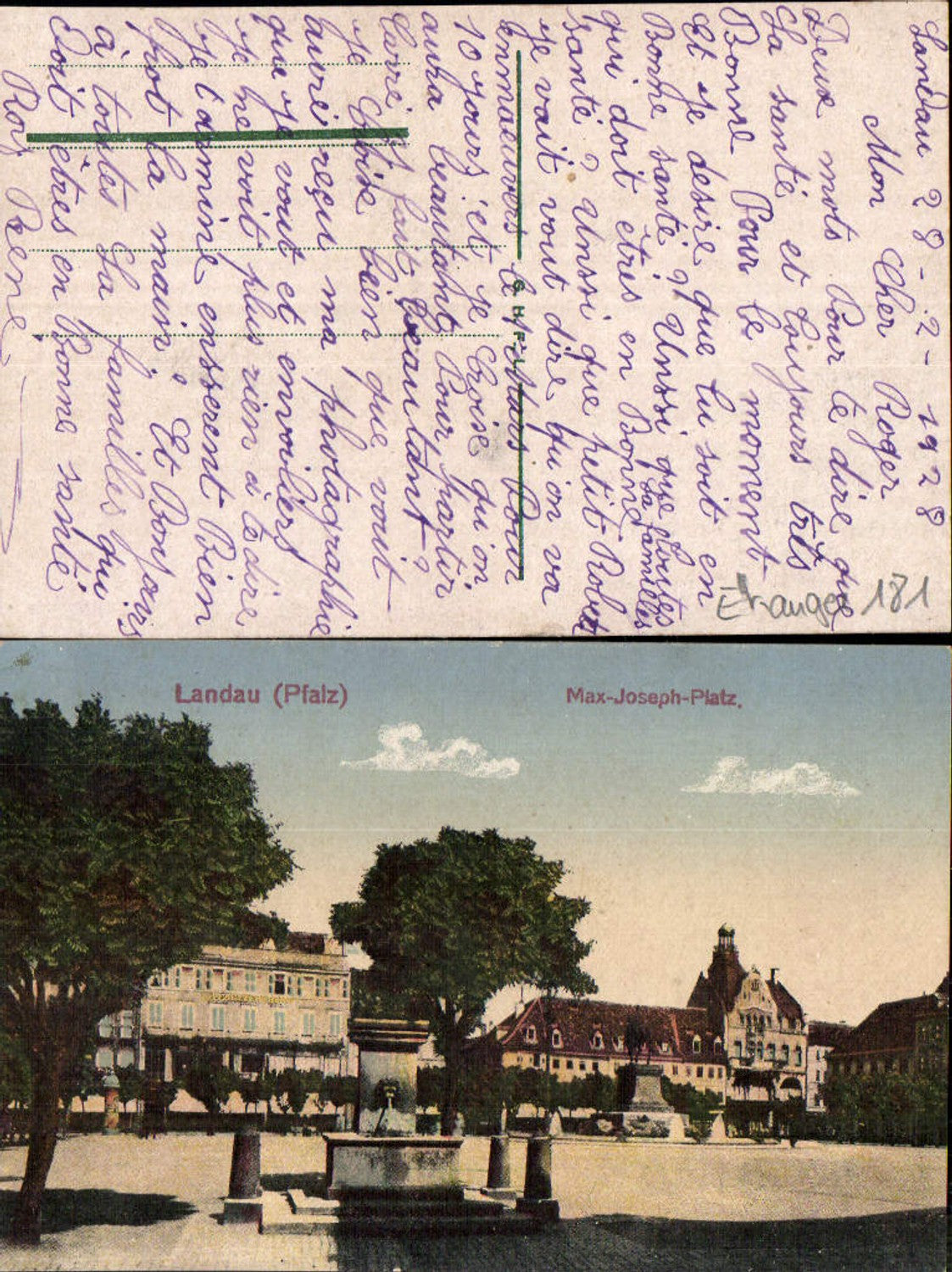 702224 Landau in der Pfalz Max Joseph Platz