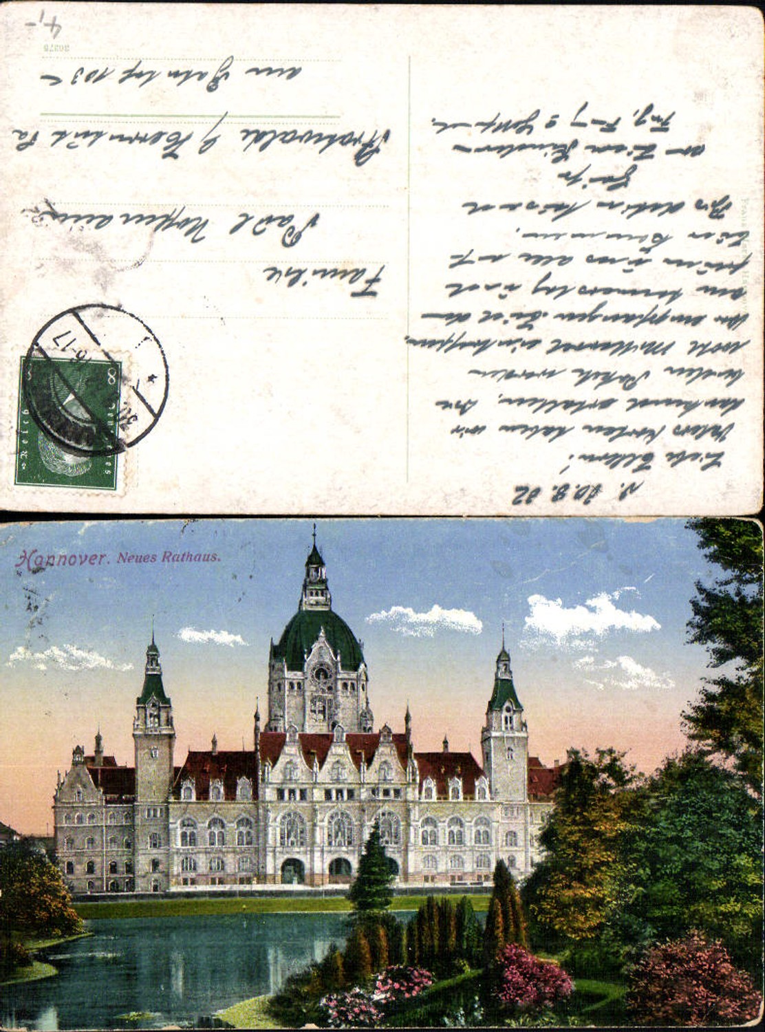 702276 Hannover Neues Rathaus gel Strahwalde Herrnhut Görlitz