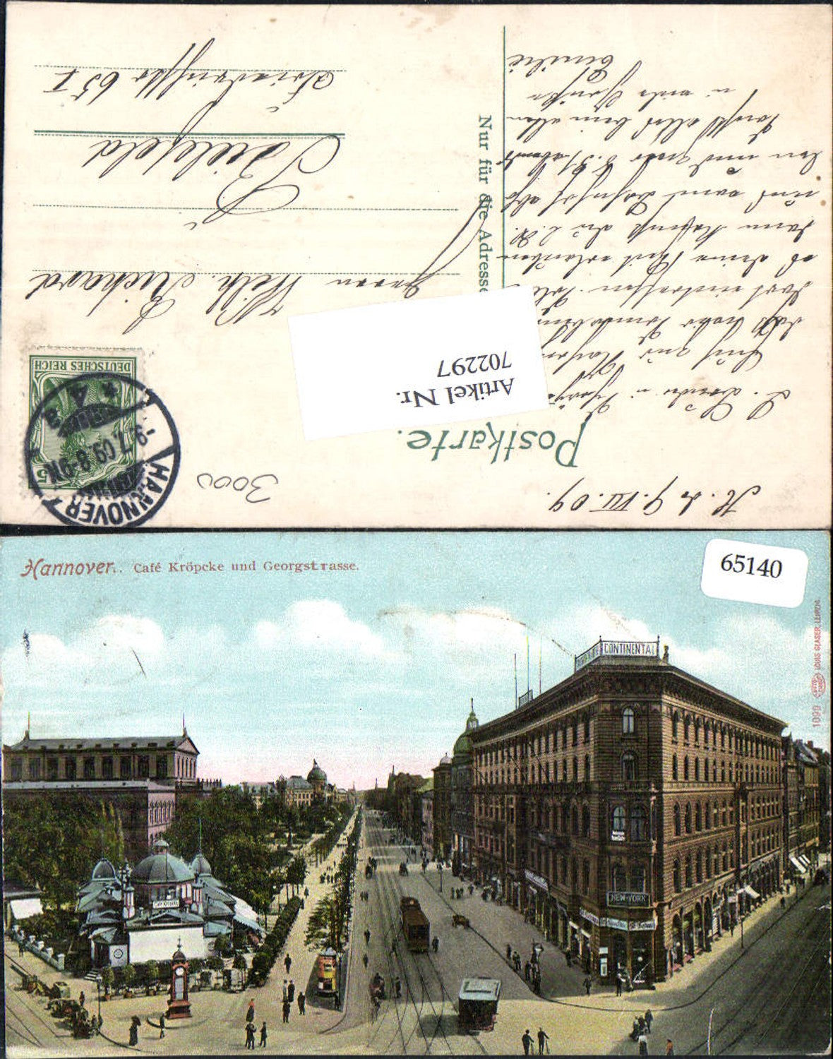 702297 Hannover Cafe Kröpcke Georgstraße