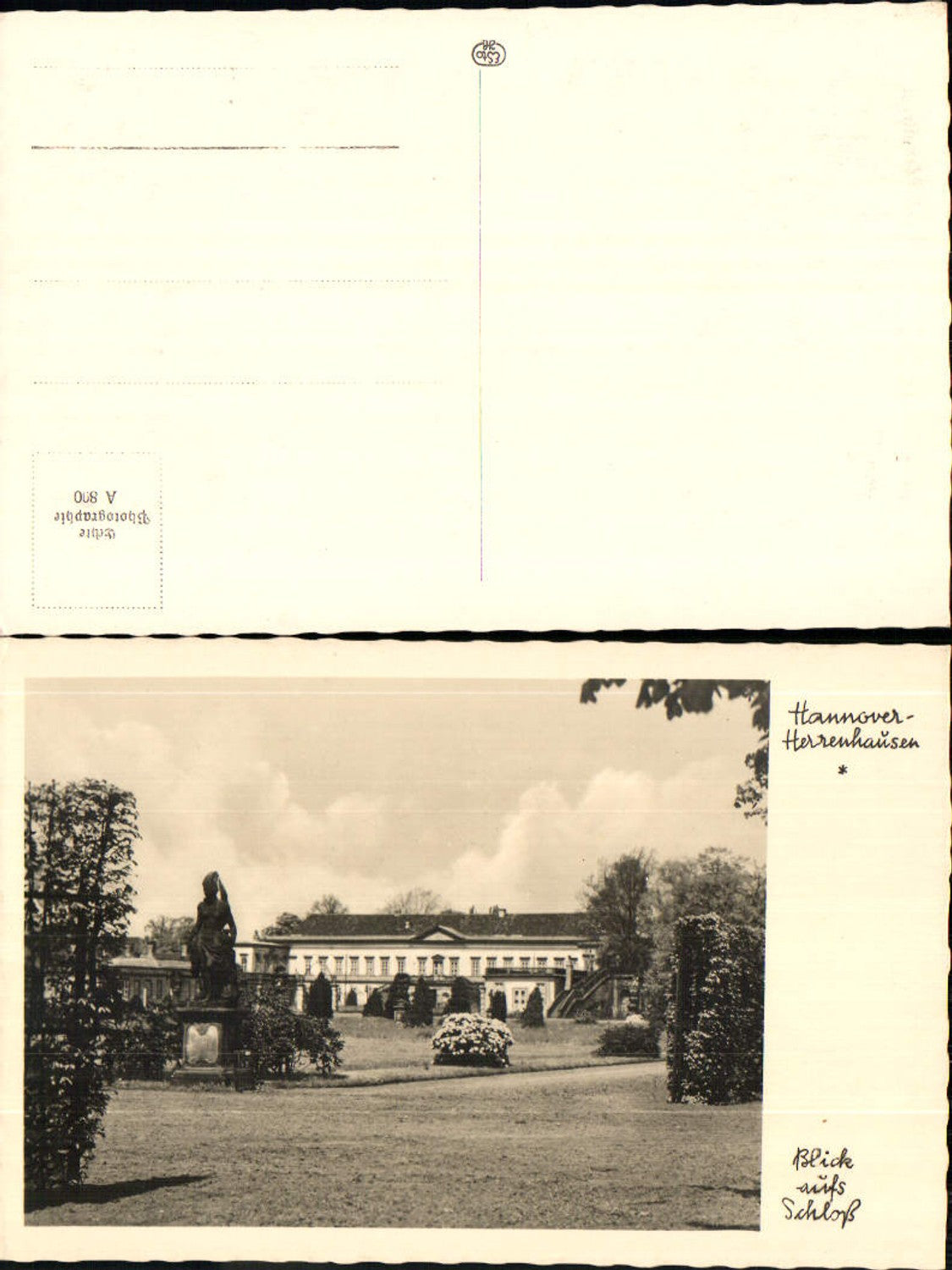 702354 Hannover Herrenhausen Schloß Schlosspark