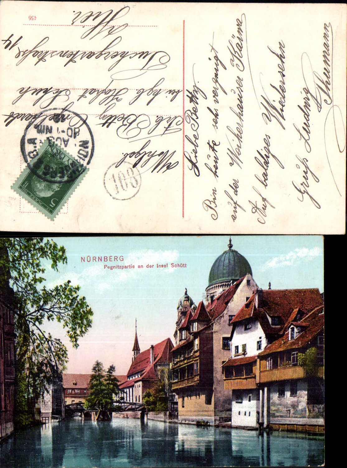 702371 Nuremberg Pegnitz area Schütt Island