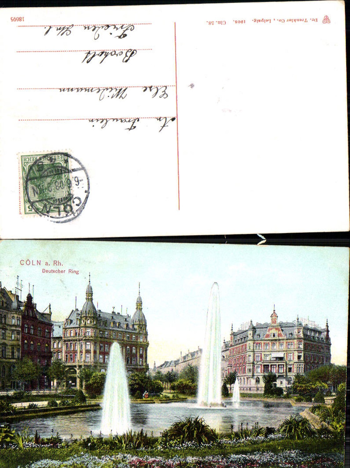 702418 Köln am Rhein Deutscher Ring pub Dr. Trenkler & Co. Cln. 58