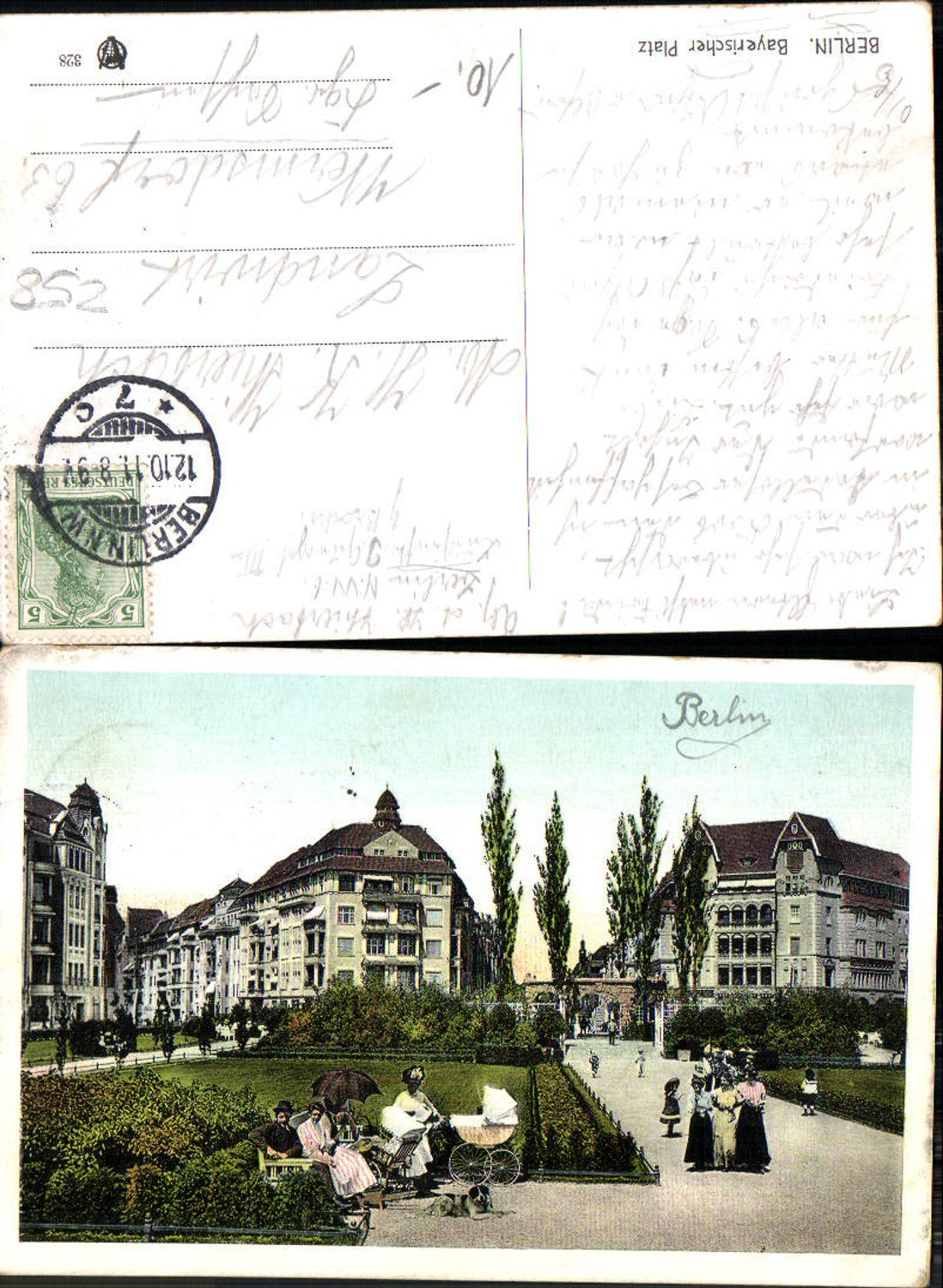 702477 Berlin Schöneberg Bayerischer Platz Tempelhof Schöneberg Kinderwagen