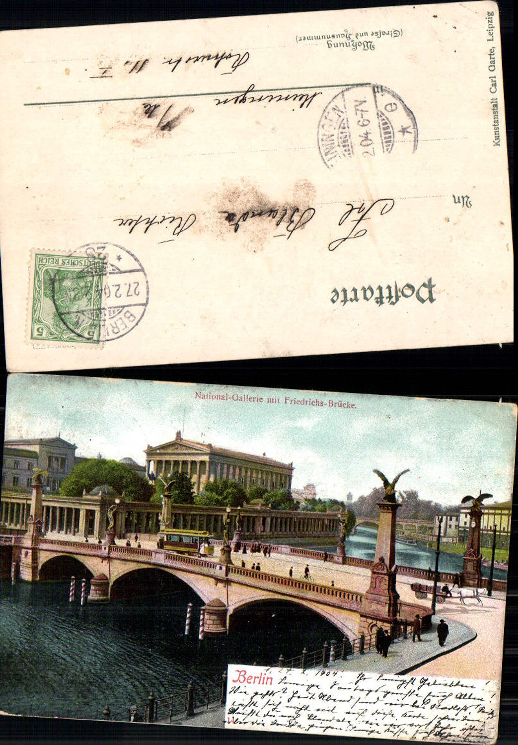 702507 Berlin Nationalgalerie Brücke Friedrichsbrücke