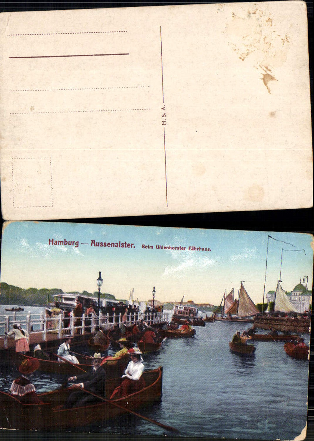 702572 Hamburg Aussenalster Beim Uhlenhorster Fährhaus Uhlenhorst