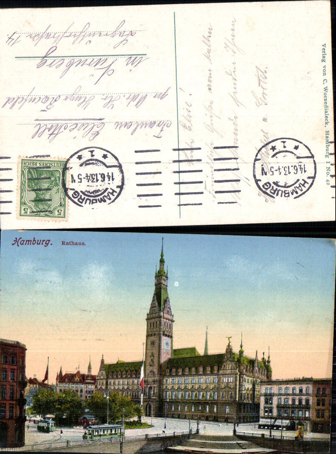702617 Hamburg Rathaus
