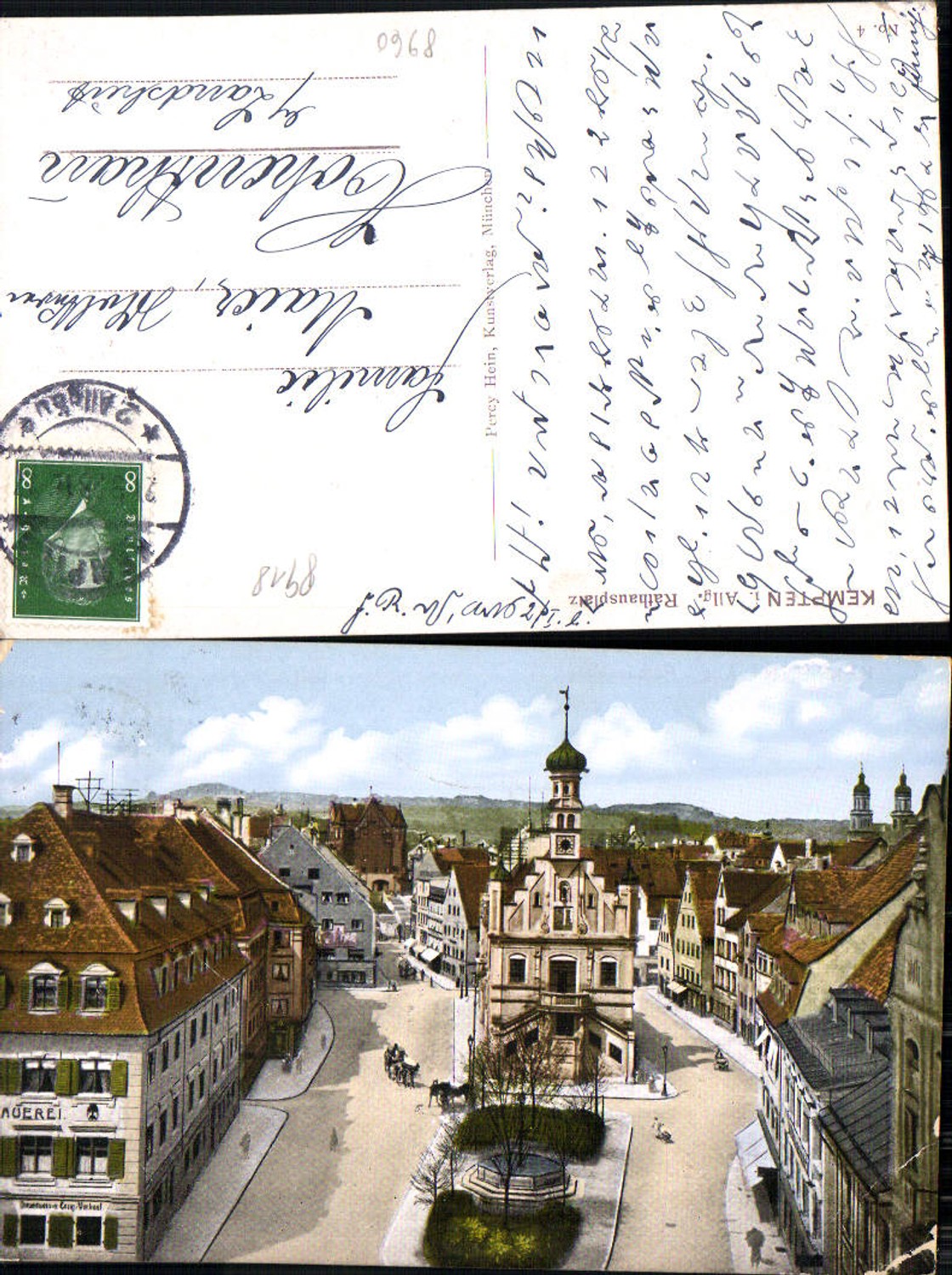 702673 Kempten im Allgäu Rathausplatz gel Hohenthan Landshut