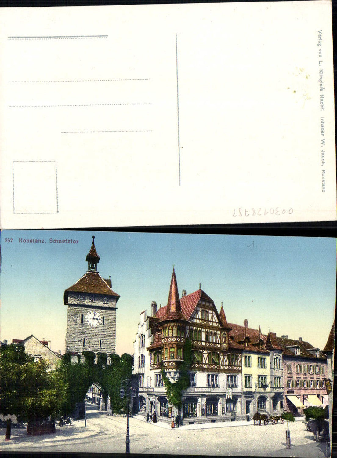 702679 Konstanz am Bodensee Schnetztor Partie Erker Haus