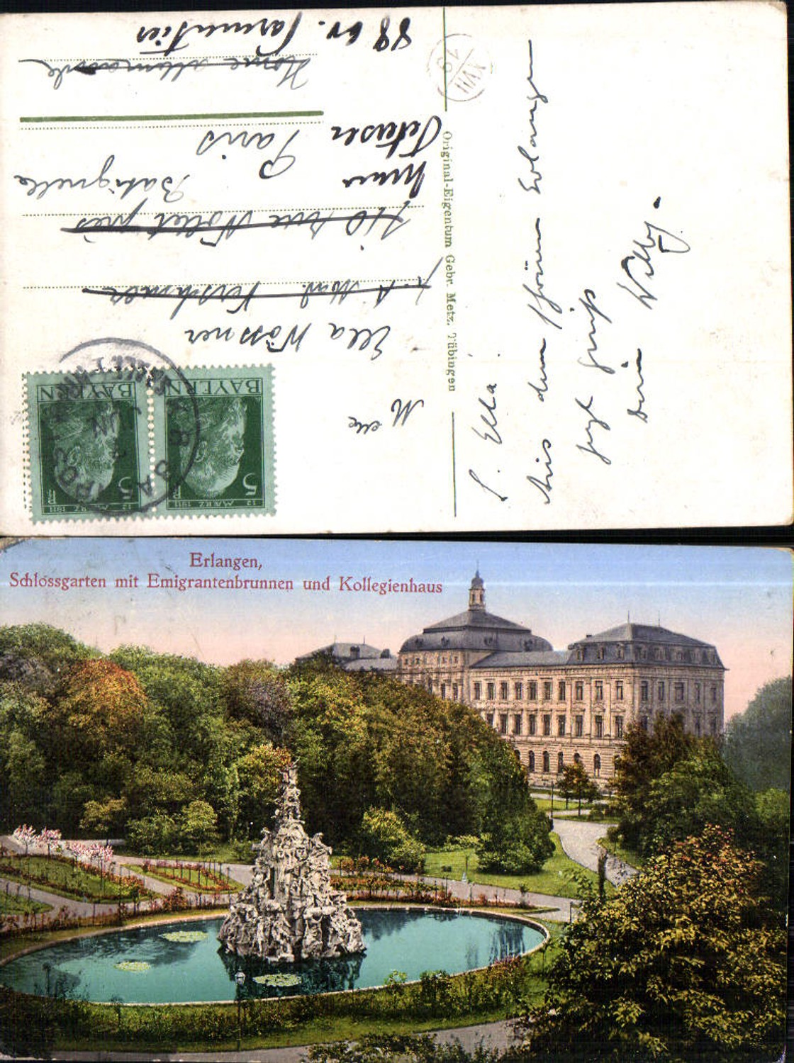 702694 Erlangen Schlossgarten Kollegienhaus