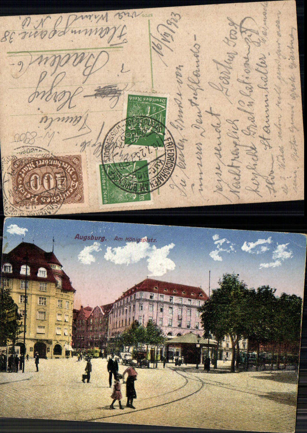 702860 Augsburg Königsplatz Game