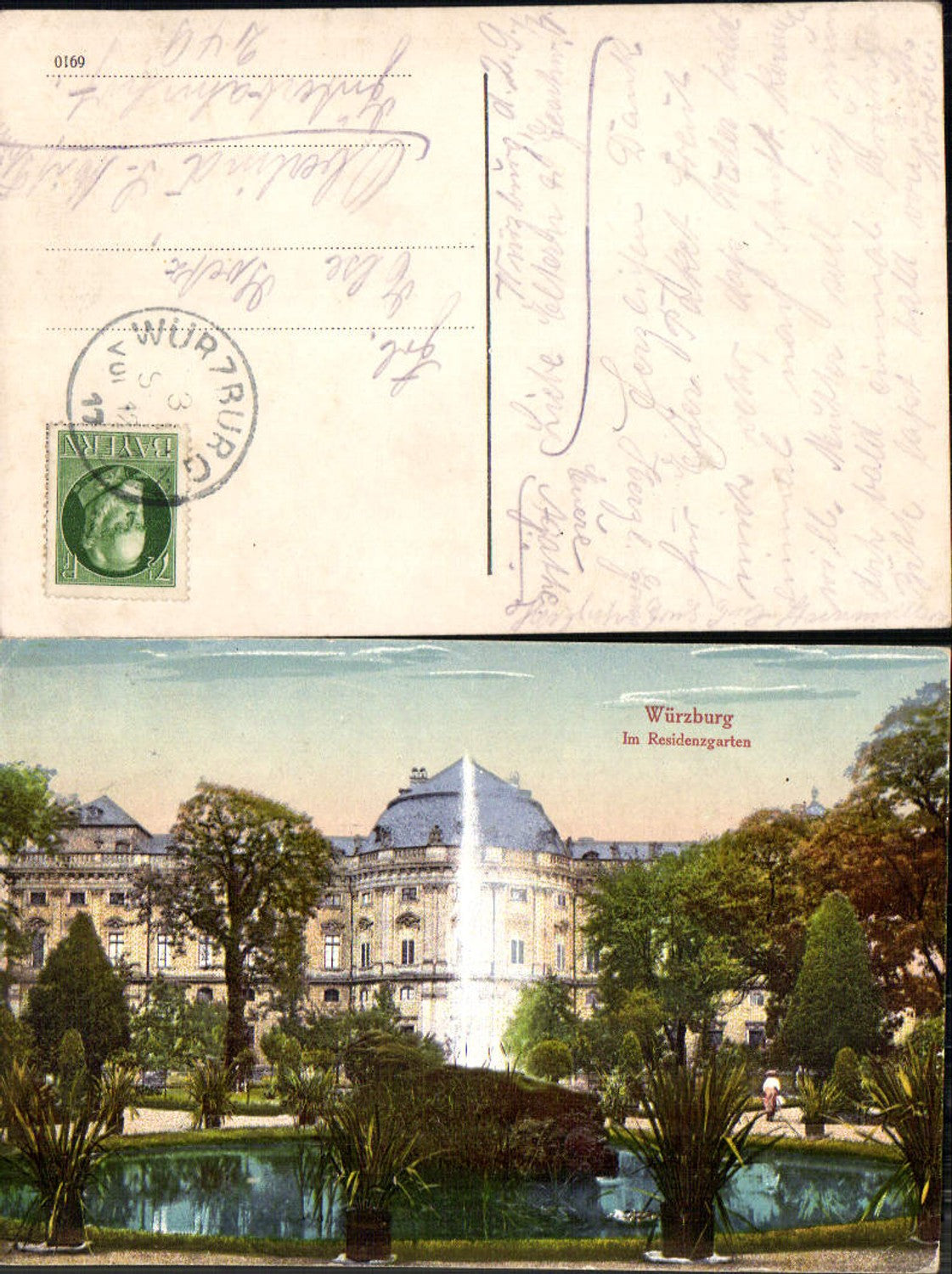 702903 Würzburg Residenzgarten gel Oberlind Sonneberg
