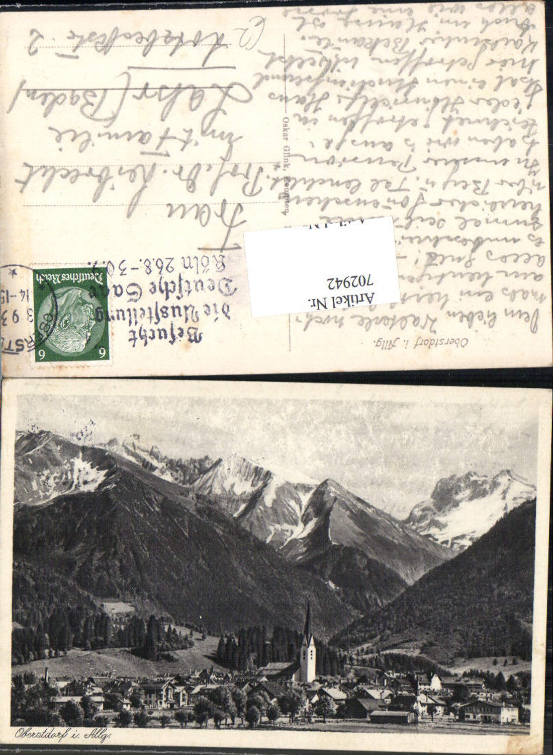 702942 Oberstdorf im Allgäu gel. Lahr