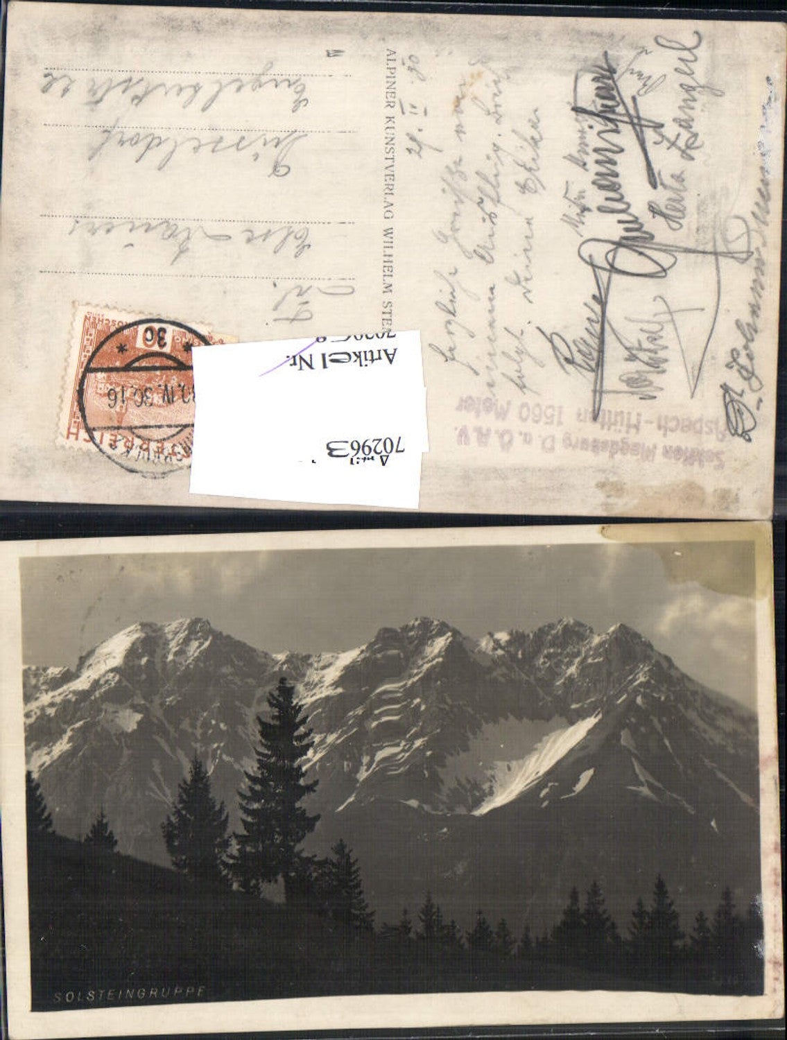 Alte Ansichtskarte – Old Postcard