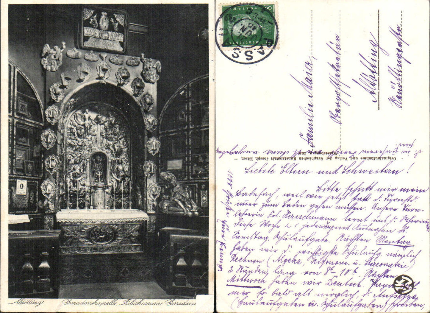 703011 Altötting Gnadenkapelle Altar