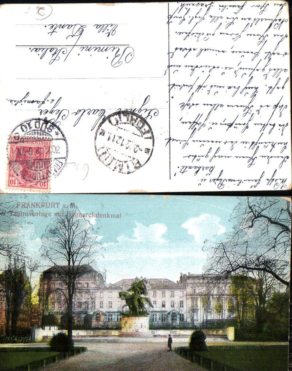 703024 Frankfurt am Main Taunusanlage Bismarckdenkmal