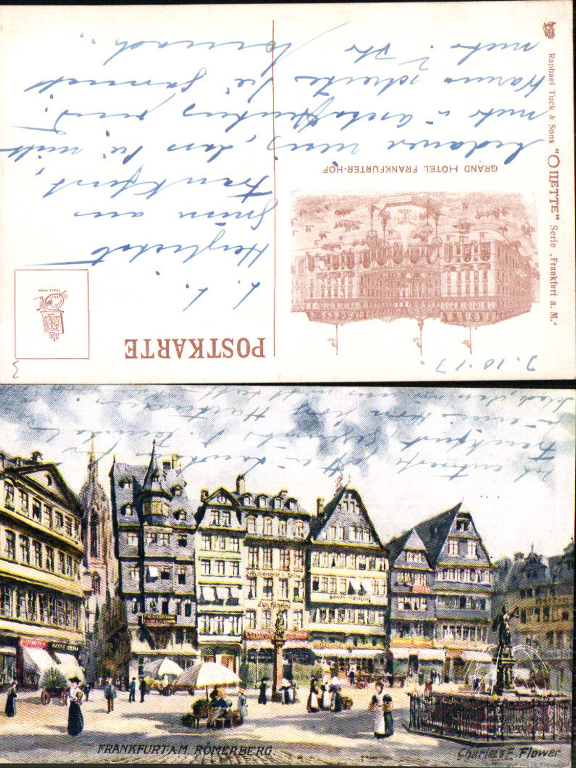 Charles F. Flower Frankfurt am Main Römerberg Grand Hotel pub Tuck