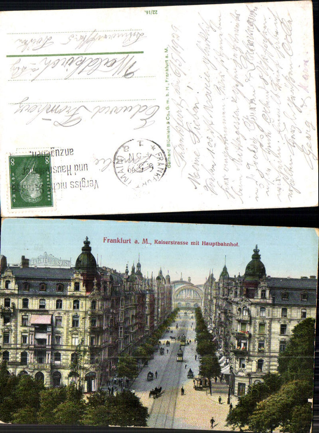 703041 Frankfurt am Main Kaiserstraße Hauptbahnhof Bahnhof gel Waldkirch