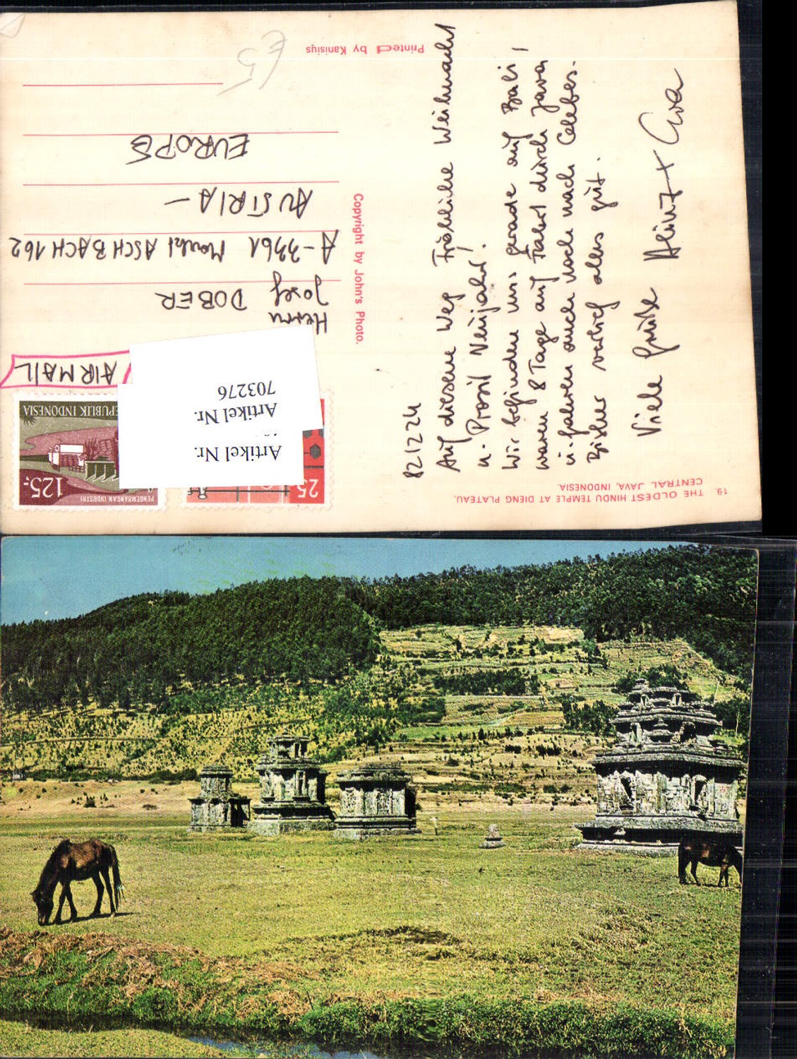 703276 Hindu Temple Dieng Plateau Central Java Indonesia Asia